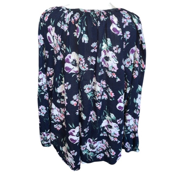 Chaps floral top 1X - Picture 3 of 4